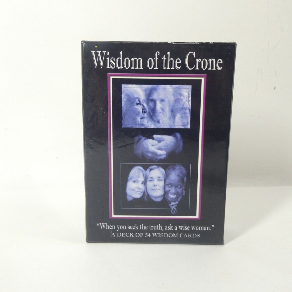 Wisdom of the Crone - Deck of 54 Wisdom Cards 2004 Wise Woman Spiritual Tarot